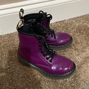 Dr. Marten’s purple boot